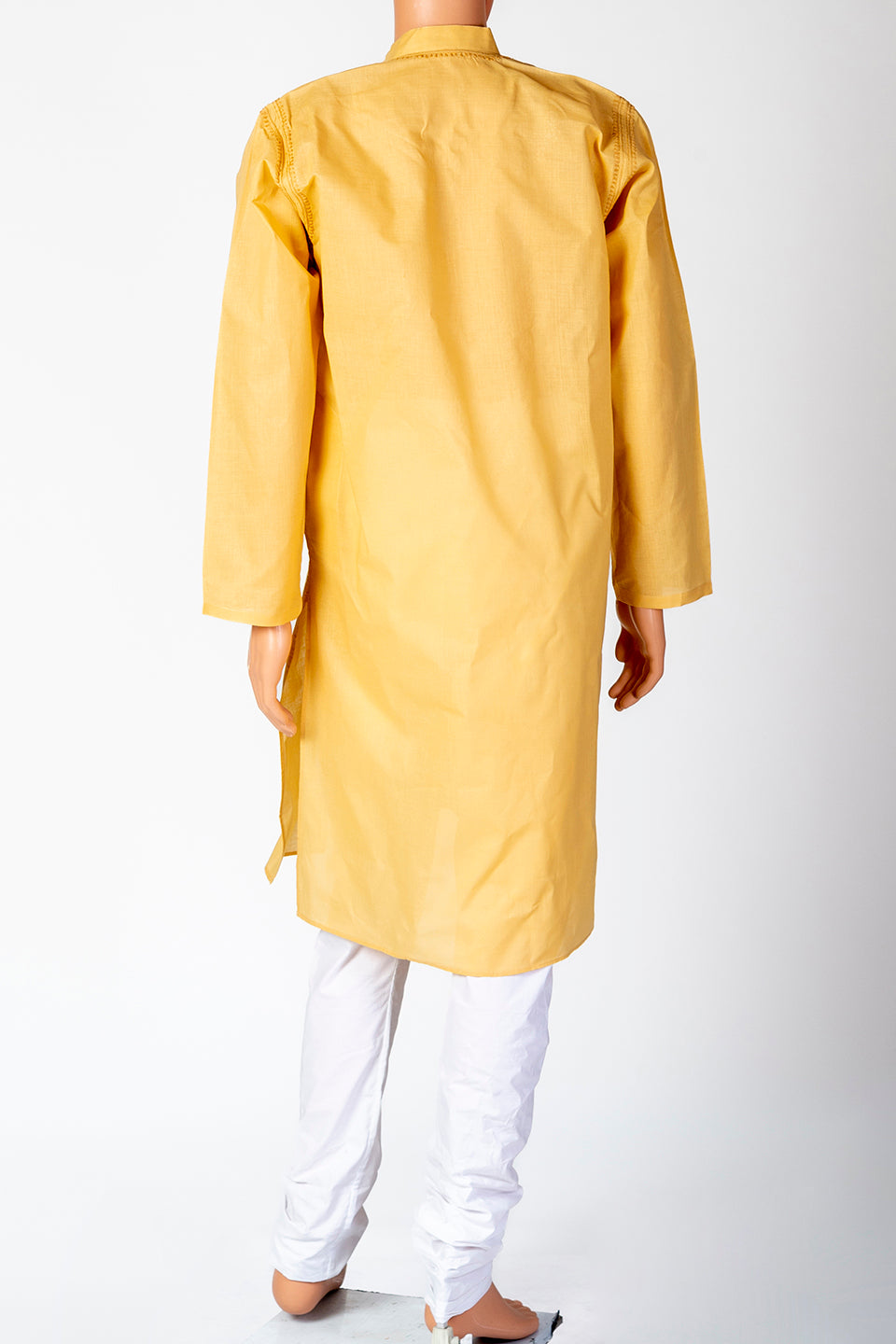 Nice Hand Chikankari Cotton Kurta Fawn Colour Lucknow Chikan Emporium.