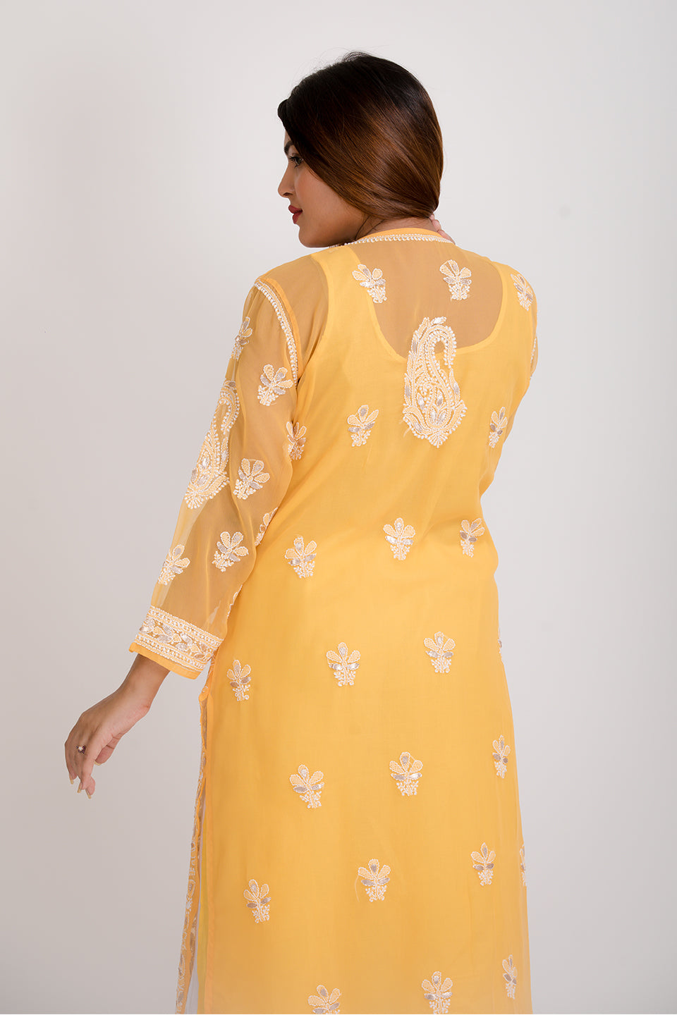Buy Jaipur Kurti Mustard Floral Printed Straight Fit Kurta Pant Set for  Women Online @ Tata CLiQ