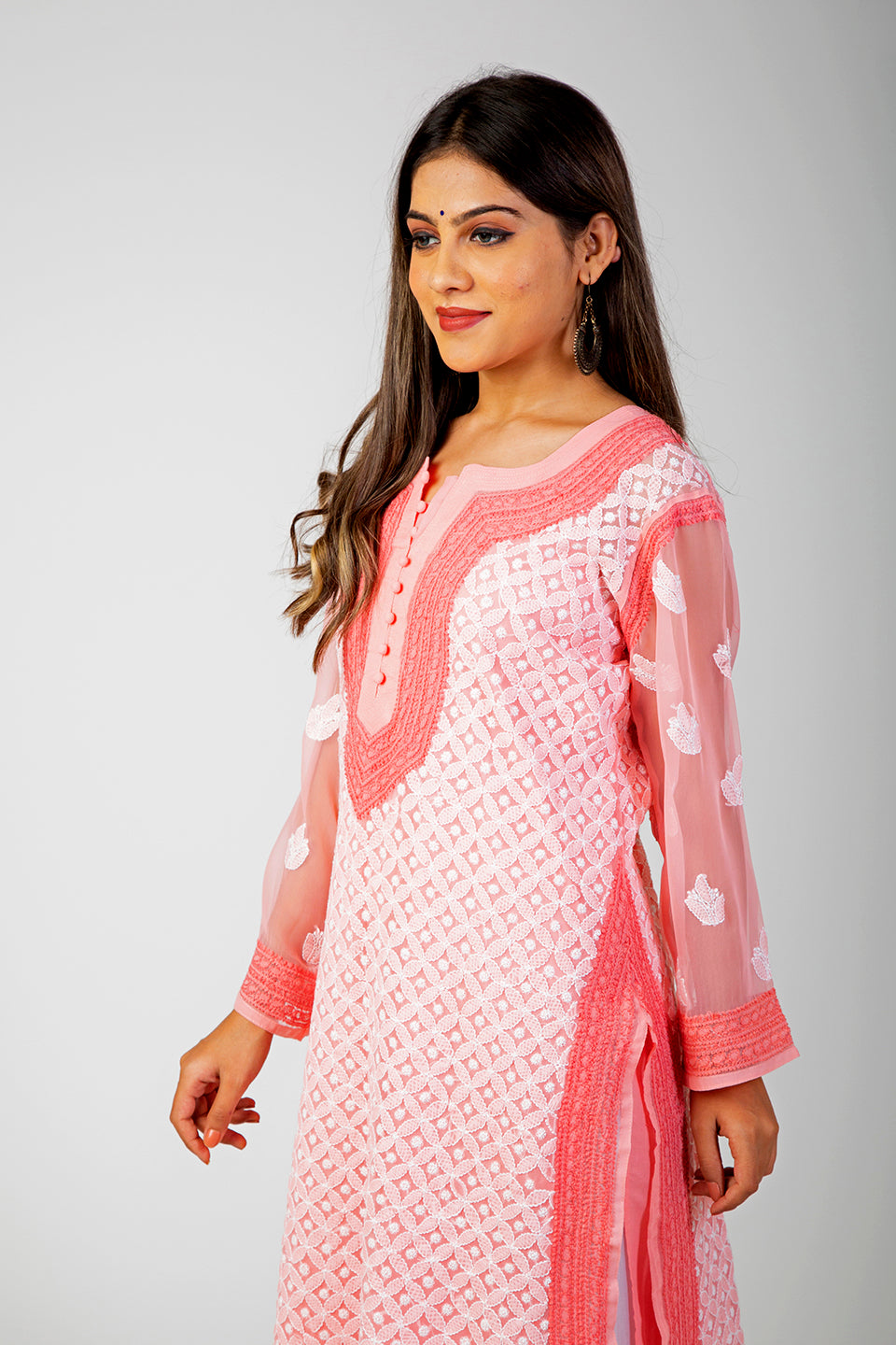 lucknow-chikan-emporium-hand-chikankari-kurti-nice-peach